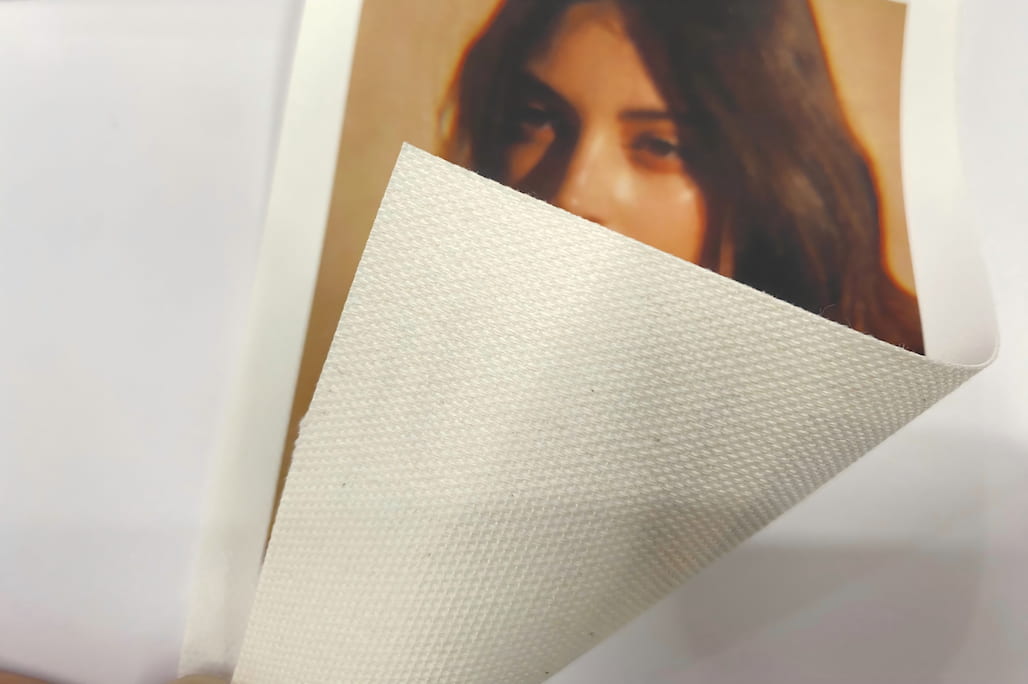 Rollos de lienzo de polialgodón para inyección de tinta