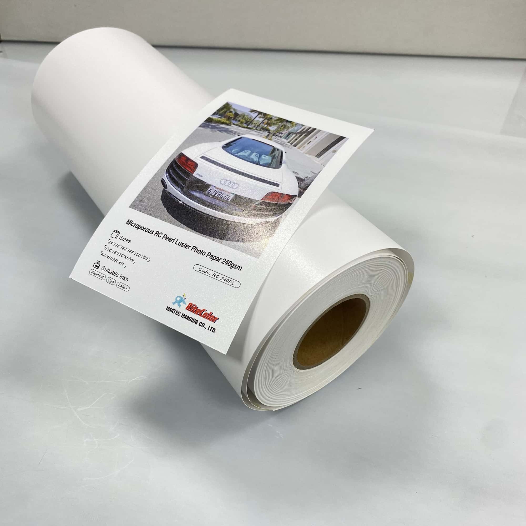Premium resin-coated pearl photo paper