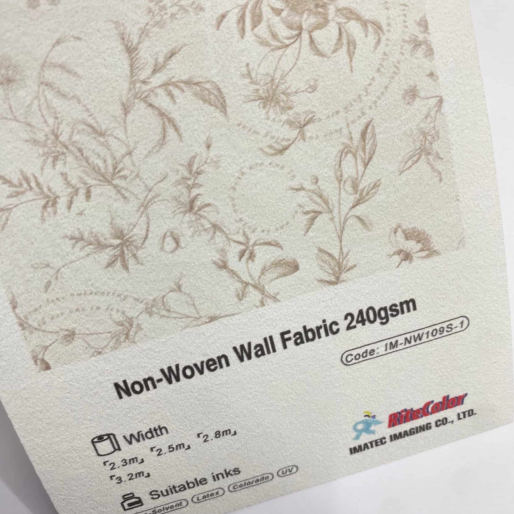 Digital printing for textile walls