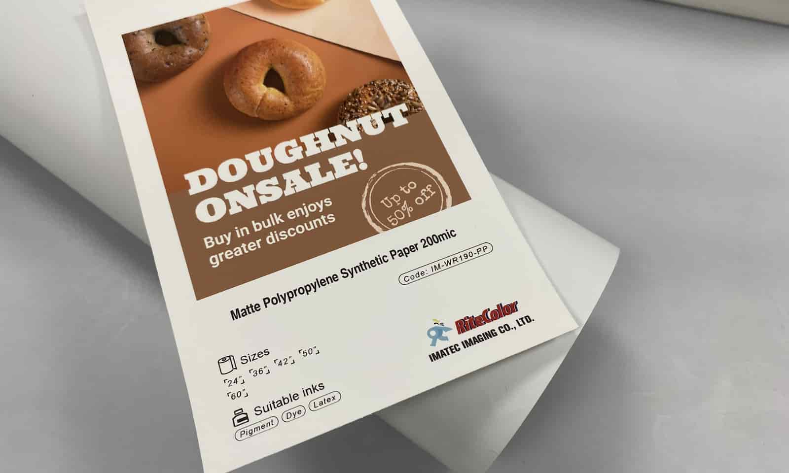 matte polypropylene paper matte polypropylene paper